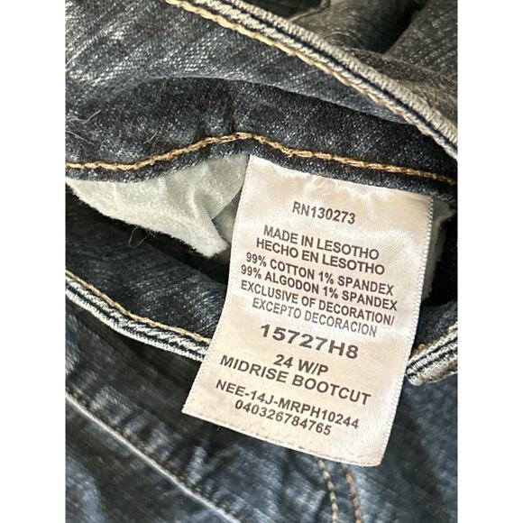 Riders by Lee Mid Rise Boot Cut - size 24 WP - Picture 4 of 6